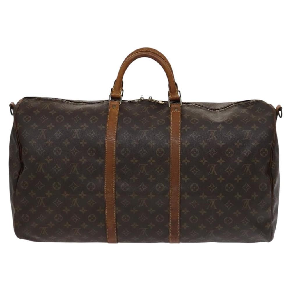 LOUIS VUITTON Monogram Keepall Bandouliere 60 Boston Bag M41412 LV Auth 115806 - Picture 2 of 16